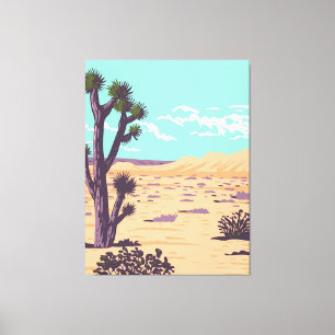 Joshua tree in Tule Springs Canvas Print