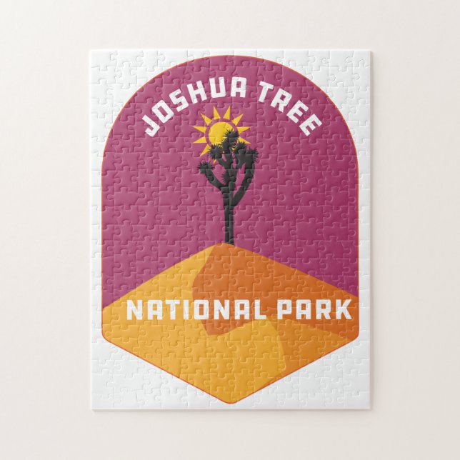 Joshua Tree National Park camping California Jigsaw Puzzle (Vertical)