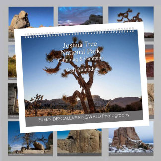 Joshua Tree National Park Climbing and Camping Calendar