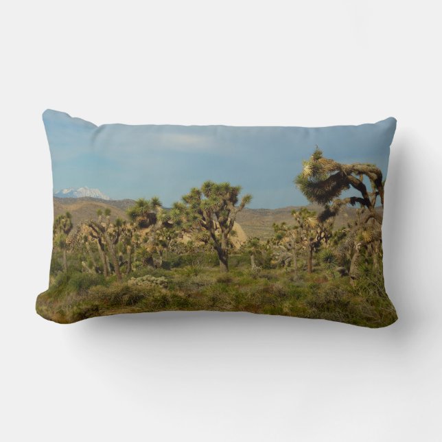 Joshua Tree National Park Desert Landscape Lumbar Pillow (Front)
