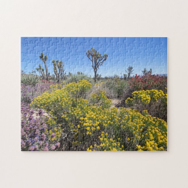 Joshua Tree National Park In Bloom Jigsaw Puzzle (Horizontal)