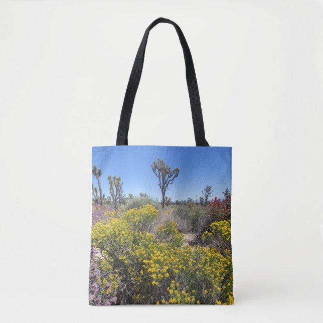 Joshua Tree National Park In Bloom Tote Bag (Front)