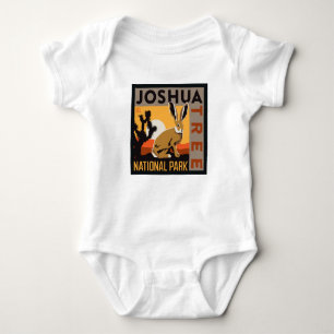 Joshua Tree National Park   Jackrabbit Baby Bodysuit