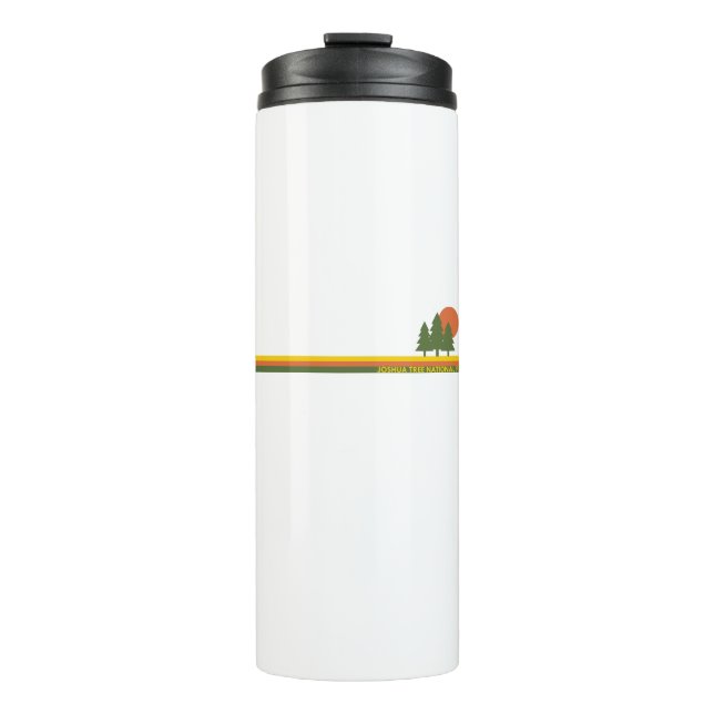 Joshua Tree National Park Pine Trees Sun Thermal Tumbler (Front)