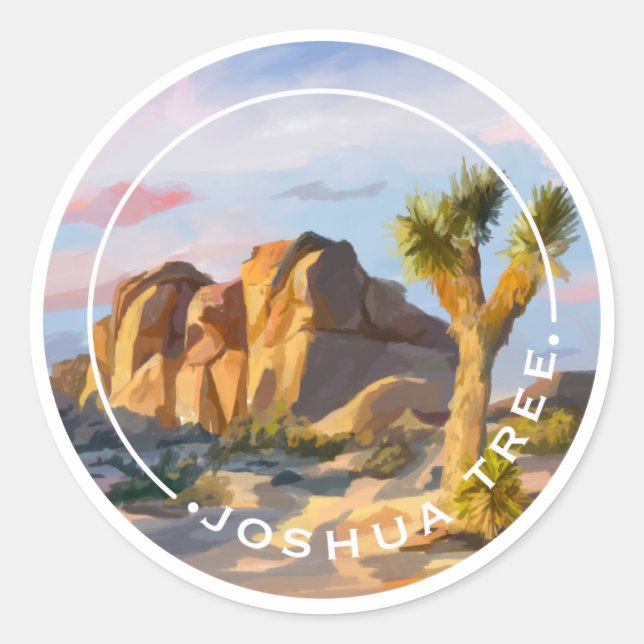 Joshua Tree National Park Sticker  (Front)