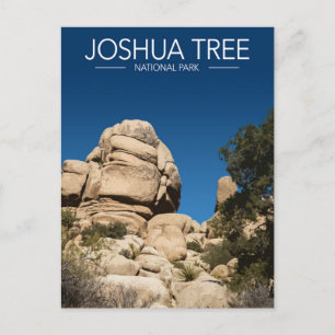 Joshua Tree National Park Stylised Travel Postcard
