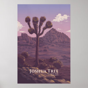 Joshua Tree National Park Travel Poster