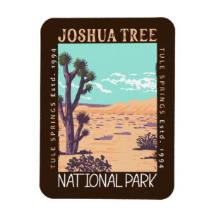 Joshua Tree National Park Tule Springs Distressed  Magnet