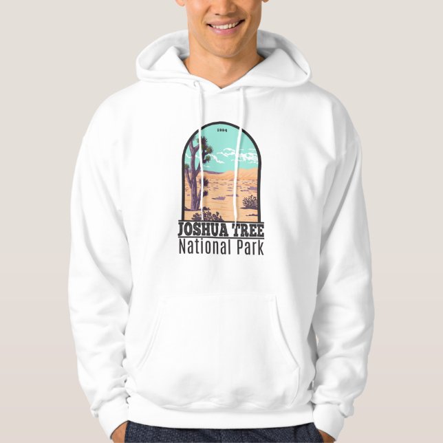 Joshua Tree National Park Tule Springs Vintage  Hoodie (Front)