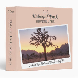 Joshua Tree National Park Vacation Travel Binder