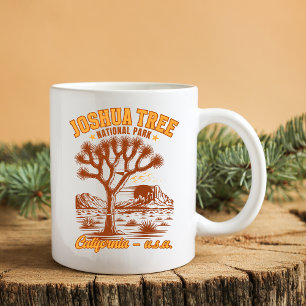 Joshua Tree National Park Vintage Desert Design Coffee Mug