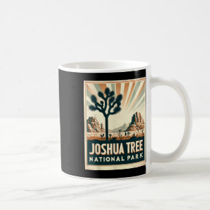 Joshua Tree National Park Vintage Hiking Camping O Coffee Mug