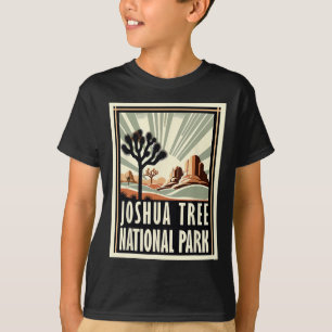 Joshua Tree National Park Vintage Hiking Camping O T-Shirt