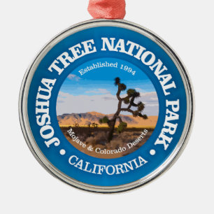 Joshua Tree NP2 Metal Ornament