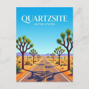 Joshua Tree Parkway near Quartzsite Arizona Postcard