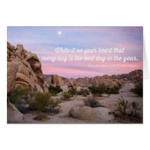 Joshua Tree Pink Moment
