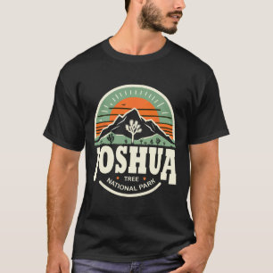Joshua Tree Retro Vintage Hiking Camping Californi T-Shirt