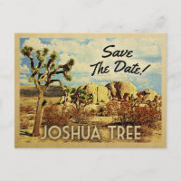 Joshua Tree Save The Date California National Park