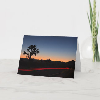 Joshua Tree Tail Lights Card