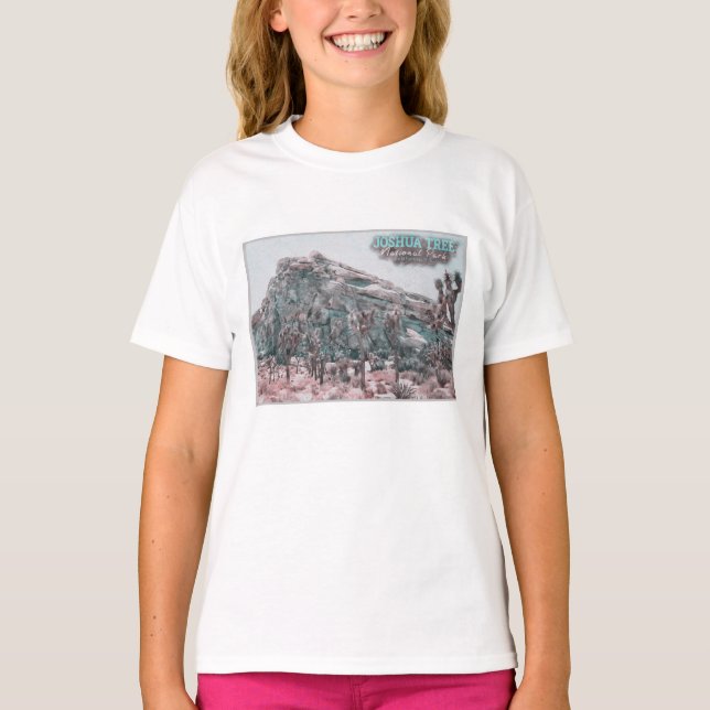JOSHUA TREE WATERCOLOR - CALIFORNIA UNITED STATES T-Shirt (Front)