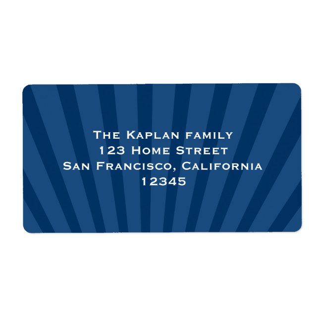 Josiah Return Address Label (Front)