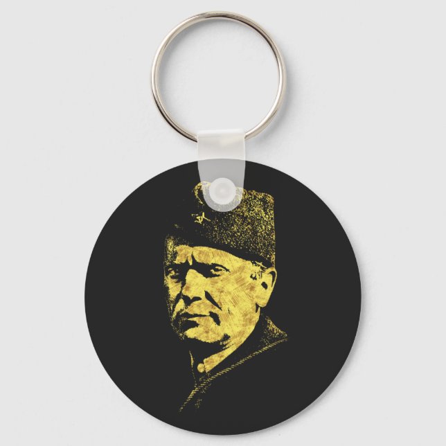 ★ Josip Broz Tito ★ President of Yugoslavia SFRJ Keychain (Front)