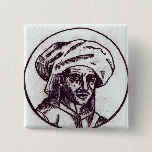 Josquin des Pres 2 Inch Square Button