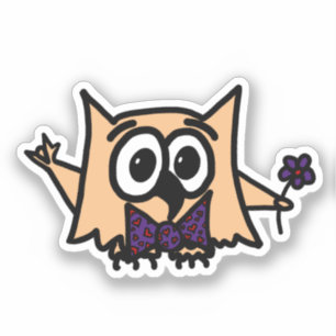 Jote ASL "Je t'aime" Ollie le chou Sticker