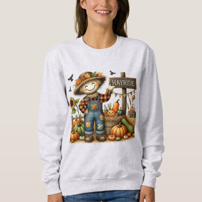 Jote Fall Scarecrow Mesdames Sweatshirt (Devant)