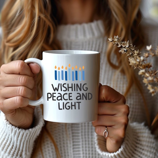 Jote Hanoukka Mug Typographie amusante (Créateur téléchargé)