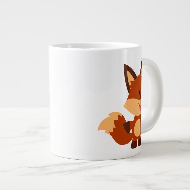Jote Innocent Dessin Fox Jumbo Mug (Devant droit)