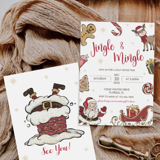 Jote Jingle & Mingle Christmas Party Invitation (Créateur téléchargé)