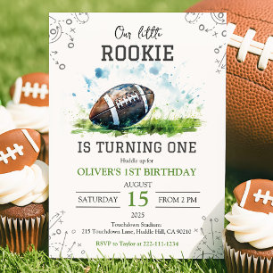 Jote Rookie Football 1er Invitation anniversaire