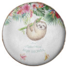 Jote Sloth Tropical Floral Bouquet Baby shower gar