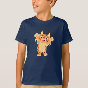 Jote Spunky Cartoon Bobcat T-shirt enfant