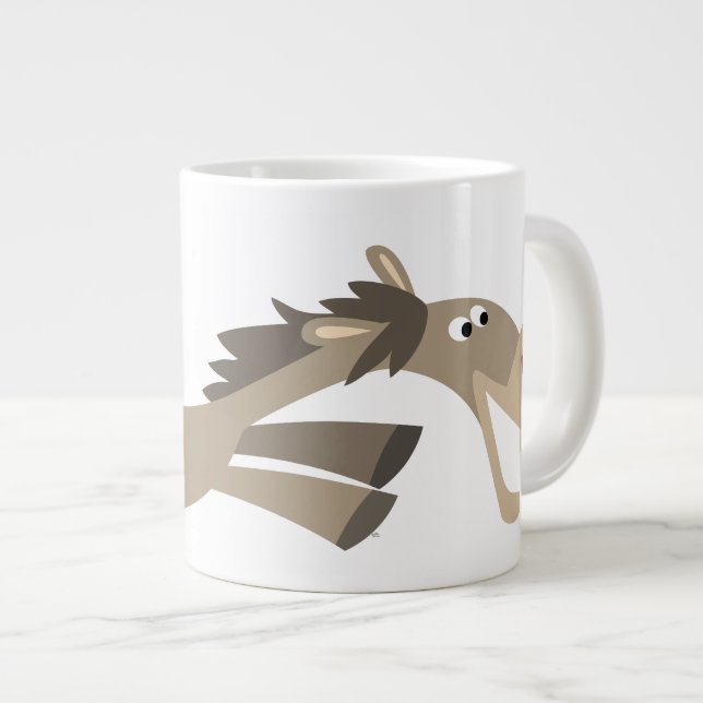 Jote Swift Cartographie Cheval Jumbo Mug (Devant droit)
