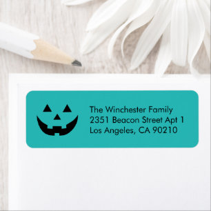 Jote turquoise Jack-o'-lantern Halloween s'amuser 