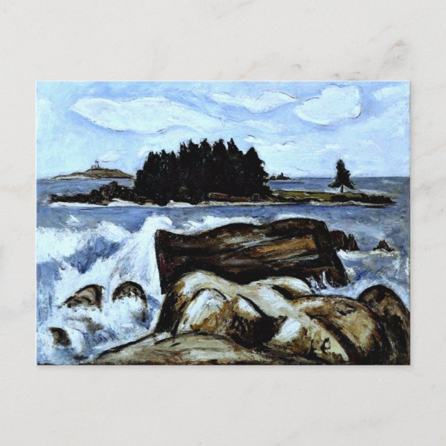 Jotham's Island (now Fox), off Indian Point Postcard (Front)