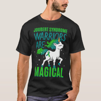 Joubert Syndrome Warrior Awareness Unicorn CPD IV  T-Shirt