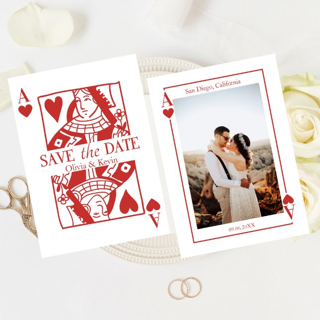Jouer Carte Las Vegas Enregistrer le Mariage de da (Créateur téléchargé)