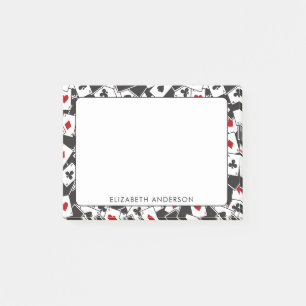 Jouer Carte Motif Casino thème Post-it