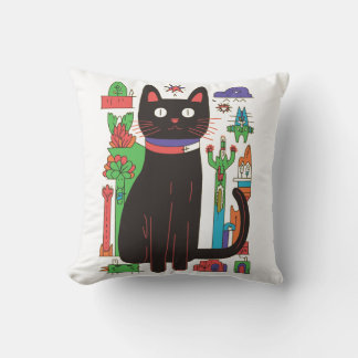 Jouer Chat Noir Jeu Oreiller