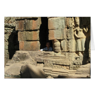Jouer dans les ruines ... Ta Prohm, Carte Cambodge