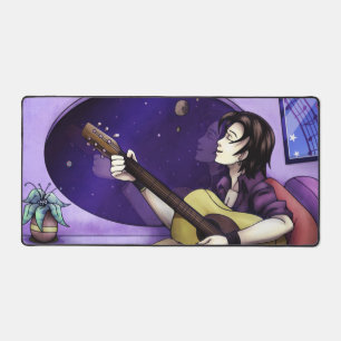 Jouer de la guitare dans l'espace