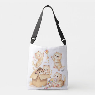 Jouer des chatons dans un Sac fourre-tout boîte