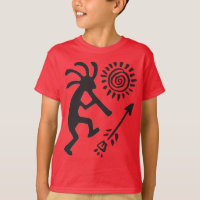 Jouer Flute au T-shirt Sun Kokopelli