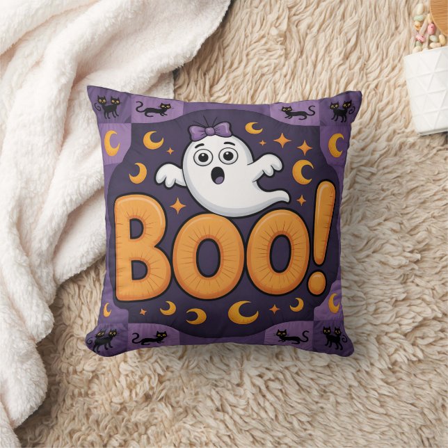 Jouer Halloween Quilt, Jeter Oreiller (Couverture)