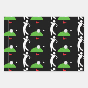 Jouer Motif de golf papier