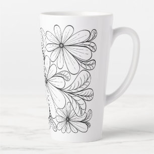 Jouer Pétales Latte Mug
