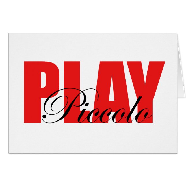 Jouer Piccolo (Devant horizontal)